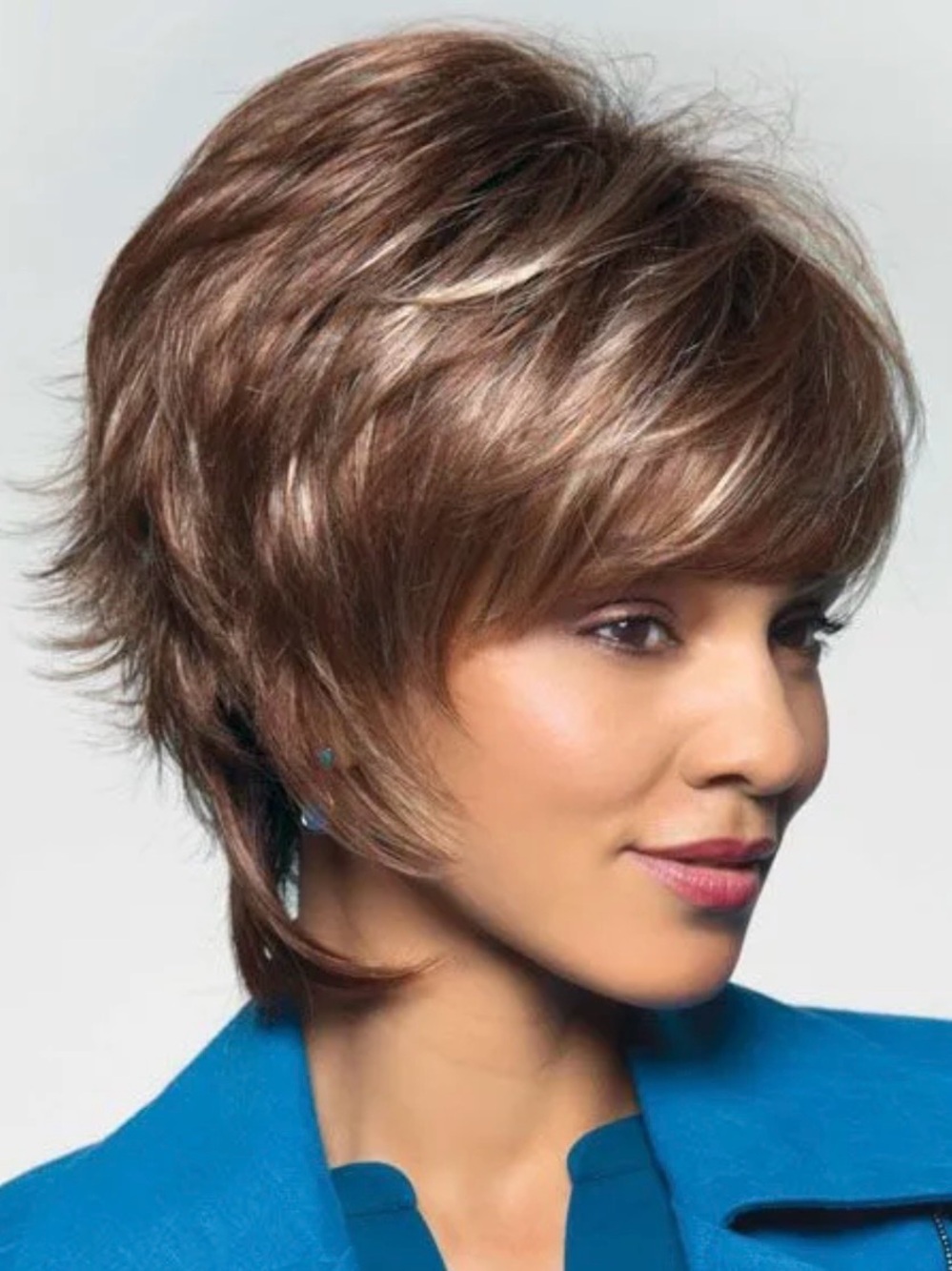 Millie by Noriko in Razberry Ice- R 
Auburn with Copper and Strawberry highlight